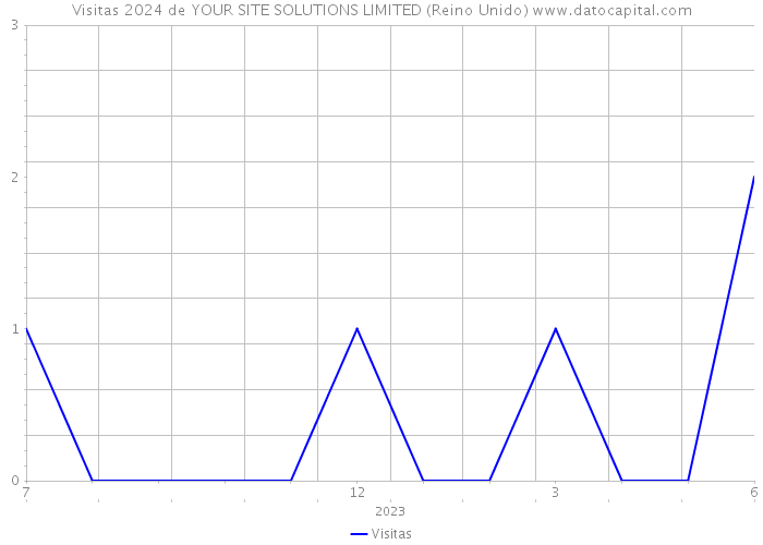 Visitas 2024 de YOUR SITE SOLUTIONS LIMITED (Reino Unido) 