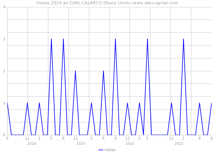 Visitas 2024 de CARL CALARCO (Reino Unido) 