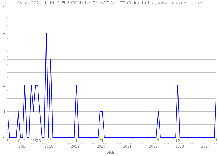 Visitas 2024 de NUCLEUS COMMUNITY ACTION LTD (Reino Unido) 