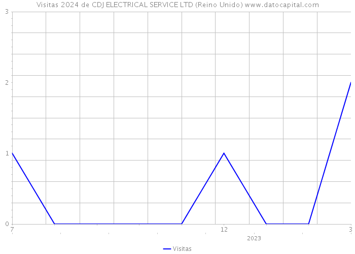 Visitas 2024 de CDJ ELECTRICAL SERVICE LTD (Reino Unido) 