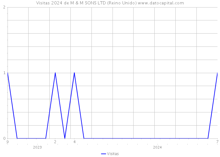 Visitas 2024 de M & M SONS LTD (Reino Unido) 