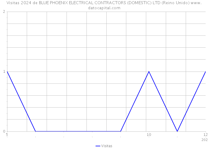 Visitas 2024 de BLUE PHOENIX ELECTRICAL CONTRACTORS (DOMESTIC) LTD (Reino Unido) 