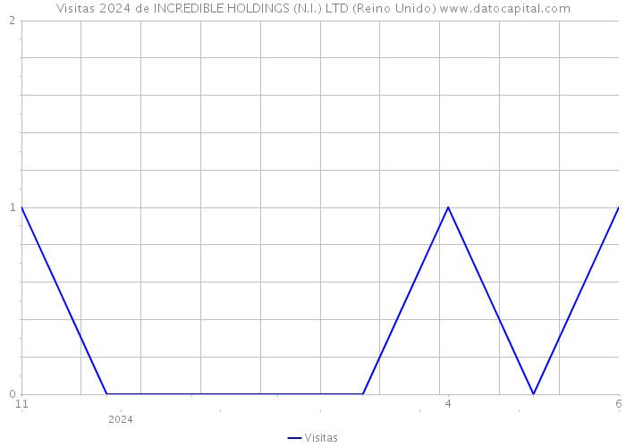 Visitas 2024 de INCREDIBLE HOLDINGS (N.I.) LTD (Reino Unido) 