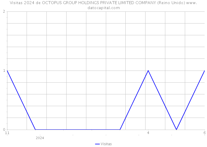 Visitas 2024 de OCTOPUS GROUP HOLDINGS PRIVATE LIMITED COMPANY (Reino Unido) 