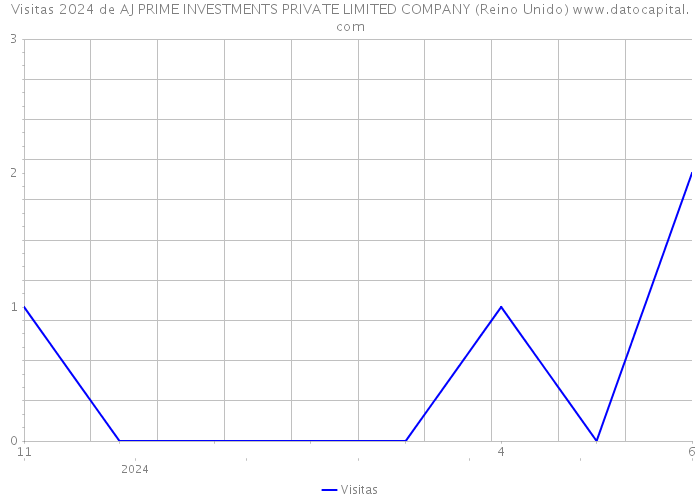 Visitas 2024 de AJ PRIME INVESTMENTS PRIVATE LIMITED COMPANY (Reino Unido) 