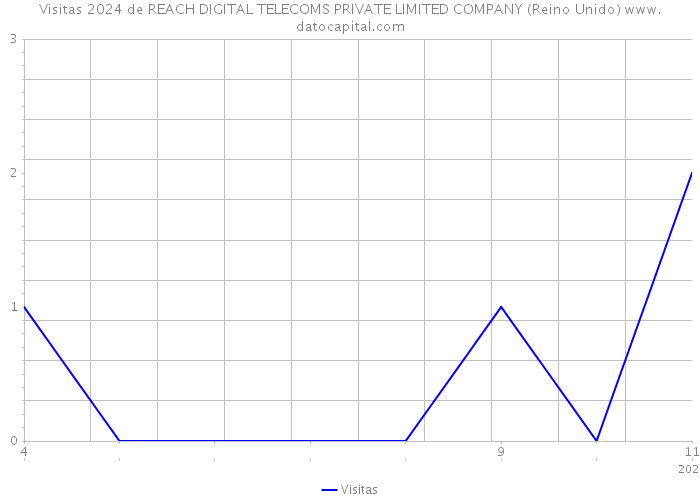 Visitas 2024 de REACH DIGITAL TELECOMS PRIVATE LIMITED COMPANY (Reino Unido) 