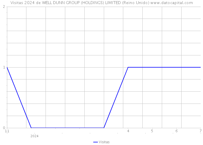 Visitas 2024 de WELL DUNN GROUP (HOLDINGS) LIMITED (Reino Unido) 