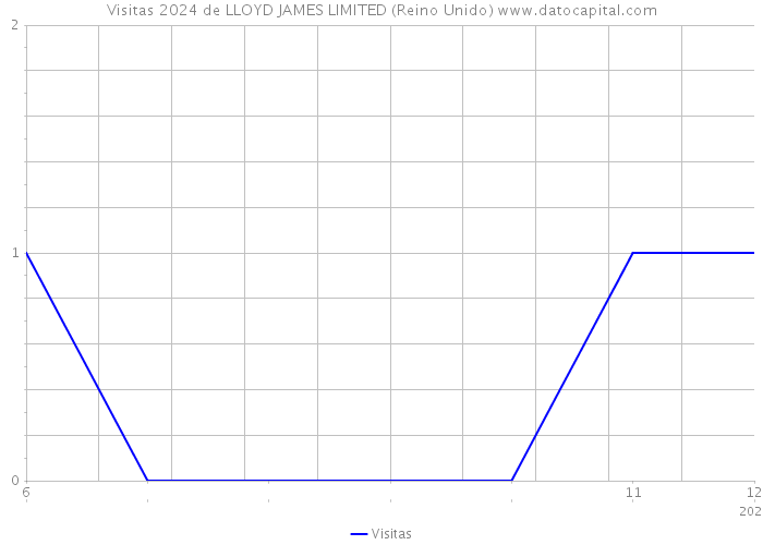Visitas 2024 de LLOYD JAMES LIMITED (Reino Unido) 