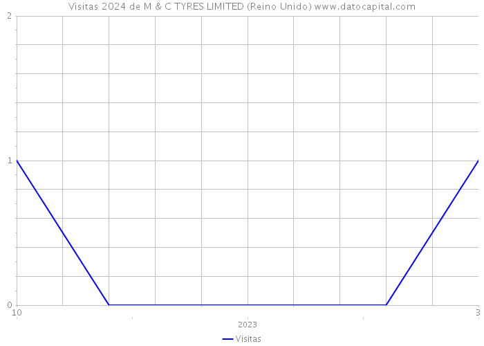 Visitas 2024 de M & C TYRES LIMITED (Reino Unido) 