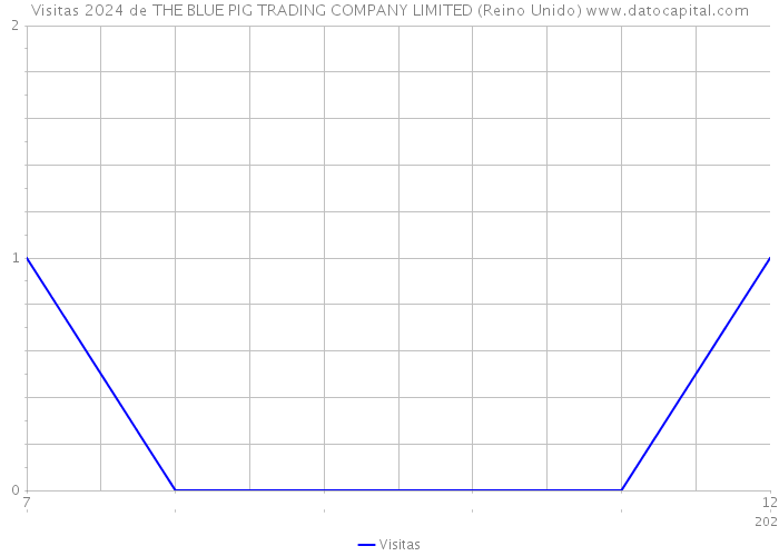 Visitas 2024 de THE BLUE PIG TRADING COMPANY LIMITED (Reino Unido) 