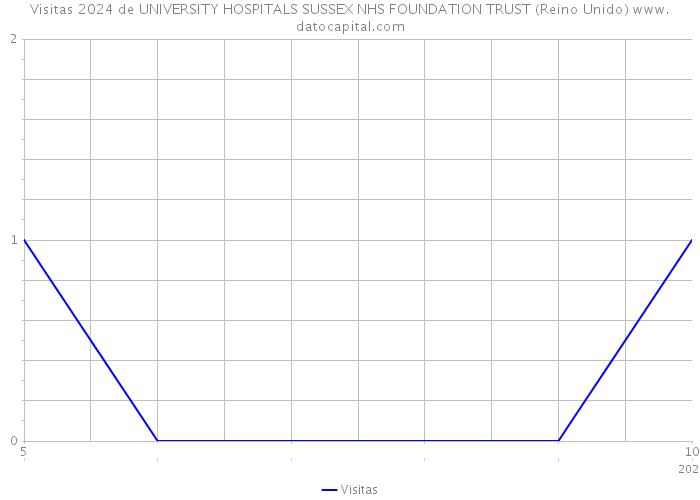 Visitas 2024 de UNIVERSITY HOSPITALS SUSSEX NHS FOUNDATION TRUST (Reino Unido) 