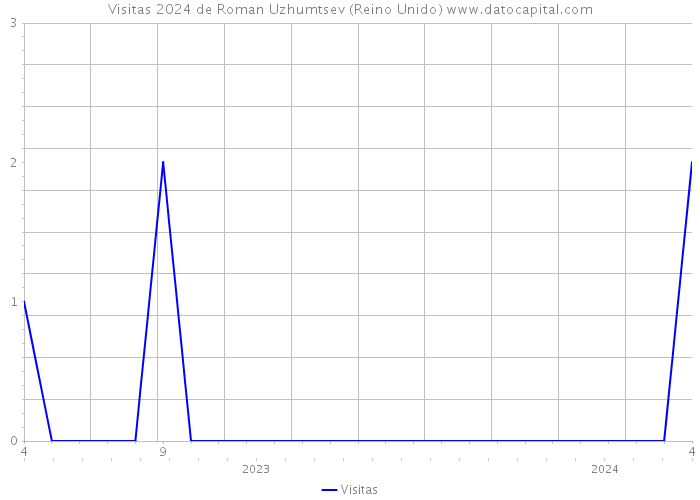 Visitas 2024 de Roman Uzhumtsev (Reino Unido) 