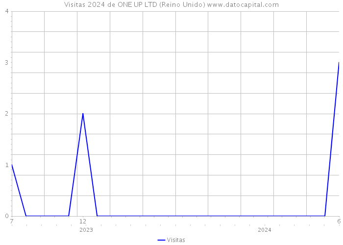 Visitas 2024 de ONE UP LTD (Reino Unido) 