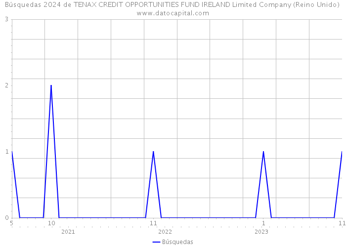 Búsquedas 2024 de TENAX CREDIT OPPORTUNITIES FUND IRELAND Limited Company (Reino Unido) 