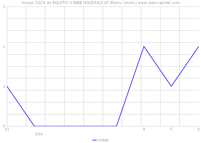 Visitas 2024 de EQUITIX V W&B HOLDINGS LP (Reino Unido) 