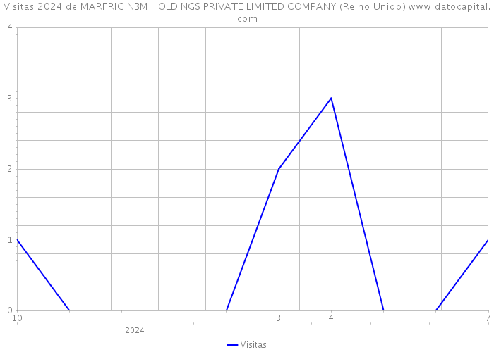 Visitas 2024 de MARFRIG NBM HOLDINGS PRIVATE LIMITED COMPANY (Reino Unido) 