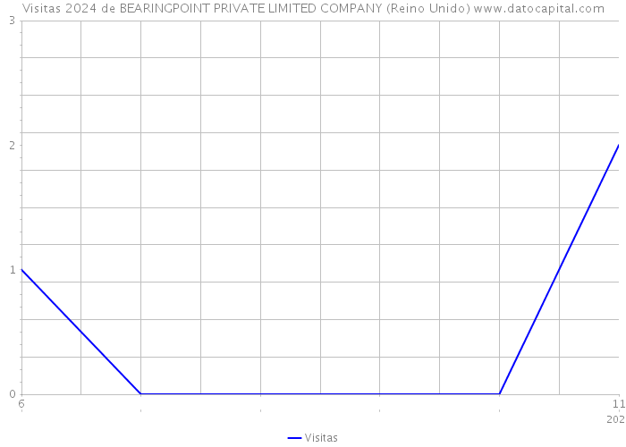 Visitas 2024 de BEARINGPOINT PRIVATE LIMITED COMPANY (Reino Unido) 