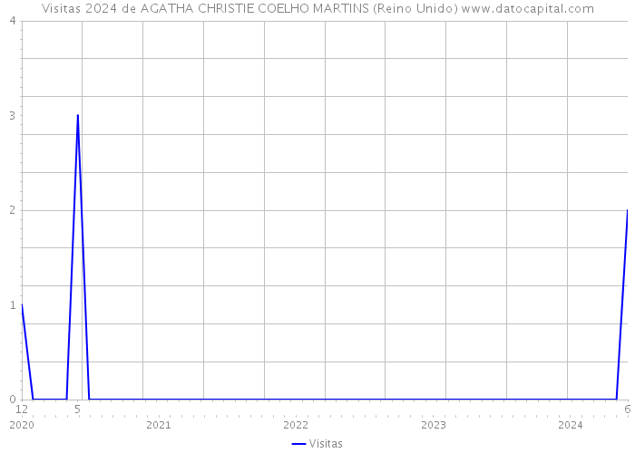 Visitas 2024 de AGATHA CHRISTIE COELHO MARTINS (Reino Unido) 