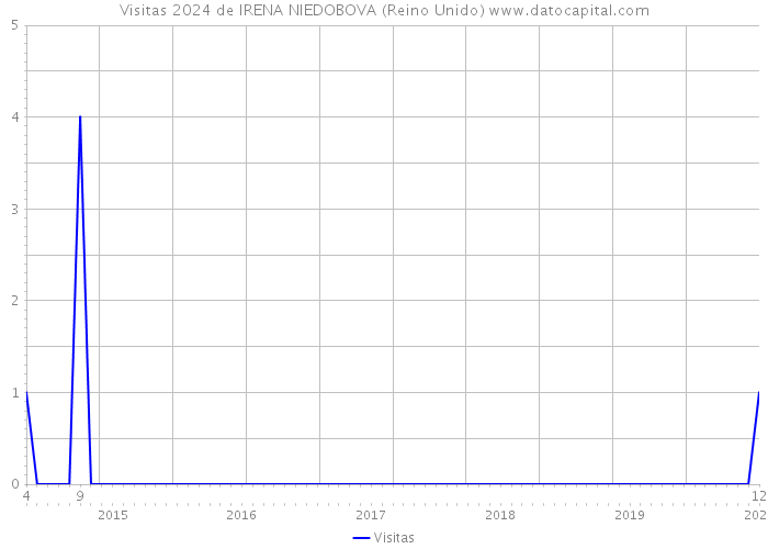 Visitas 2024 de IRENA NIEDOBOVA (Reino Unido) 