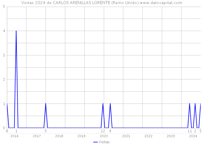 Visitas 2024 de CARLOS ARENILLAS LORENTE (Reino Unido) 