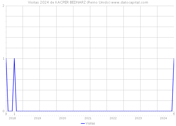 Visitas 2024 de KACPER BEDNARZ (Reino Unido) 