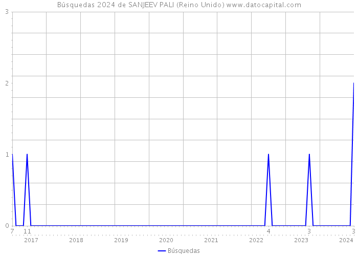 Búsquedas 2024 de SANJEEV PALI (Reino Unido) 