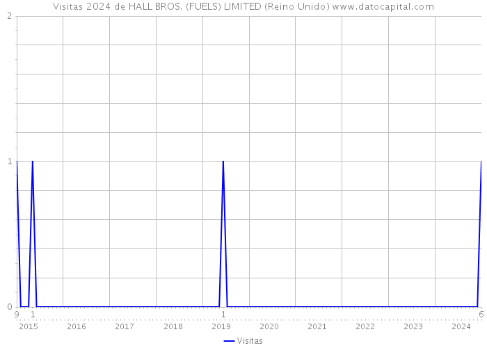 Visitas 2024 de HALL BROS. (FUELS) LIMITED (Reino Unido) 