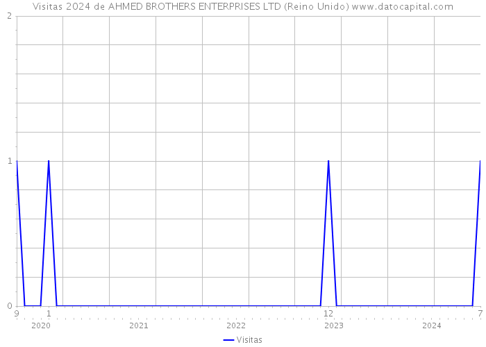 Visitas 2024 de AHMED BROTHERS ENTERPRISES LTD (Reino Unido) 