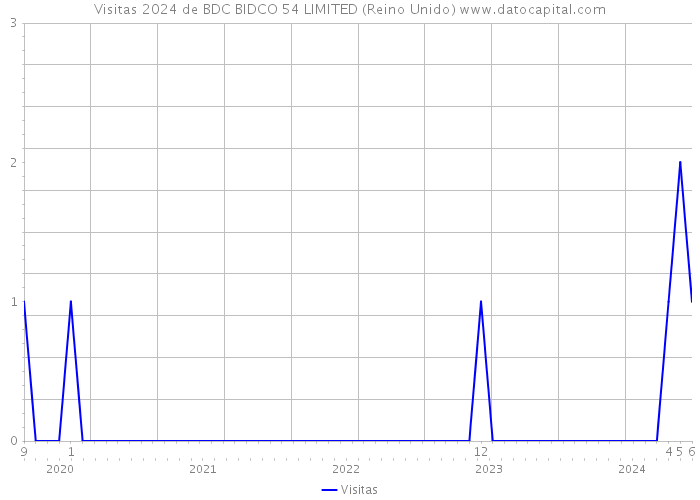 Visitas 2024 de BDC BIDCO 54 LIMITED (Reino Unido) 