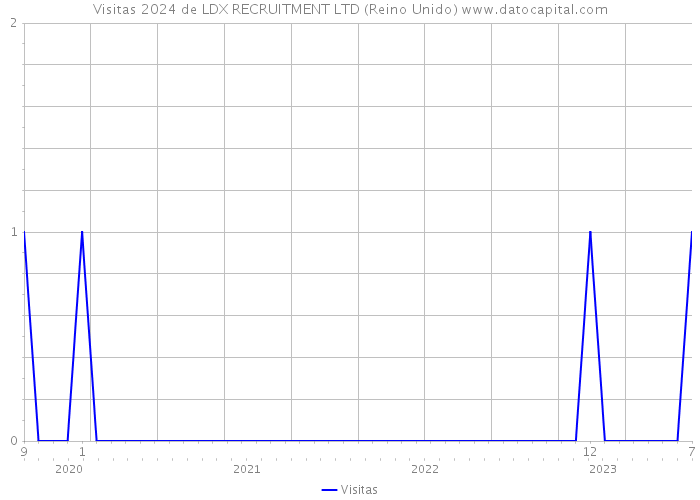 Visitas 2024 de LDX RECRUITMENT LTD (Reino Unido) 