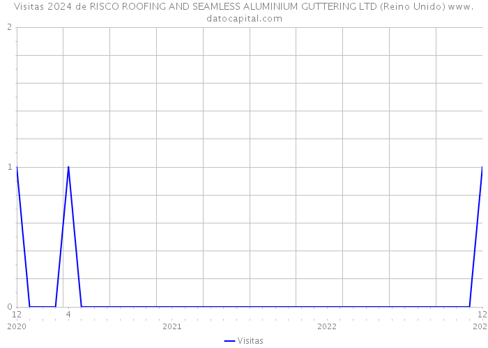 Visitas 2024 de RISCO ROOFING AND SEAMLESS ALUMINIUM GUTTERING LTD (Reino Unido) 