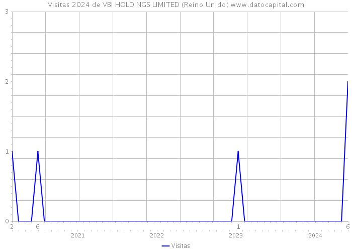 Visitas 2024 de VBI HOLDINGS LIMITED (Reino Unido) 