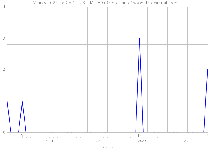 Visitas 2024 de CADIT UK LIMITED (Reino Unido) 