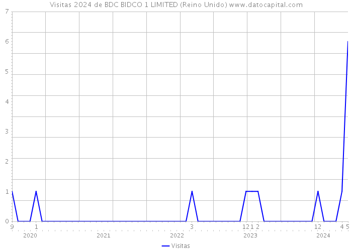 Visitas 2024 de BDC BIDCO 1 LIMITED (Reino Unido) 