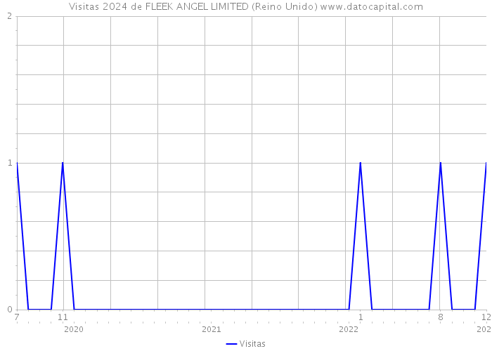 Visitas 2024 de FLEEK ANGEL LIMITED (Reino Unido) 