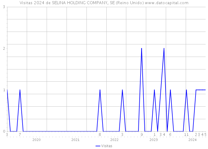 Visitas 2024 de SELINA HOLDING COMPANY, SE (Reino Unido) 