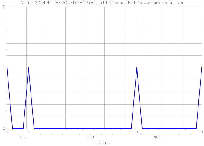 Visitas 2024 de THE POUND SHOP (HULL) LTD (Reino Unido) 