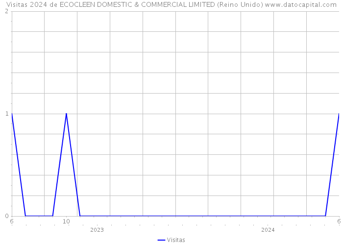 Visitas 2024 de ECOCLEEN DOMESTIC & COMMERCIAL LIMITED (Reino Unido) 