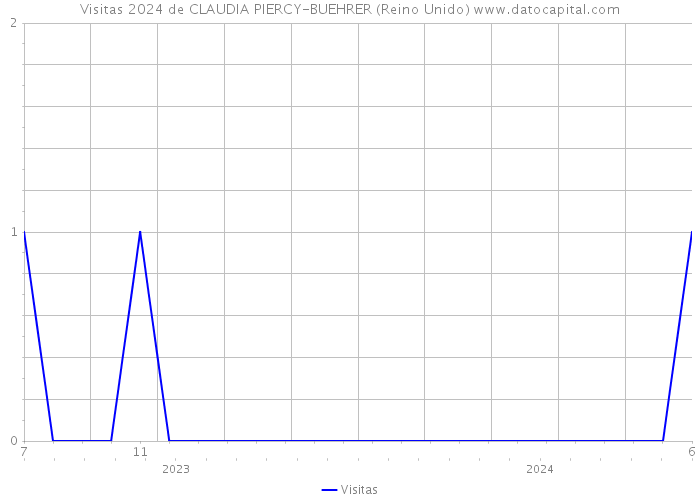 Visitas 2024 de CLAUDIA PIERCY-BUEHRER (Reino Unido) 