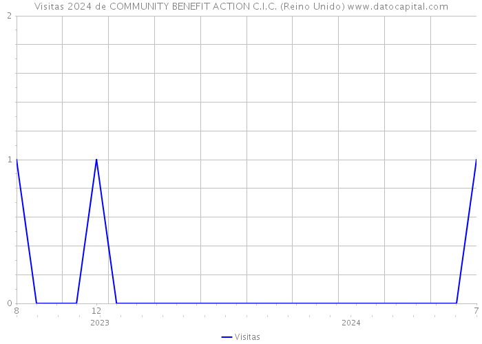 Visitas 2024 de COMMUNITY BENEFIT ACTION C.I.C. (Reino Unido) 