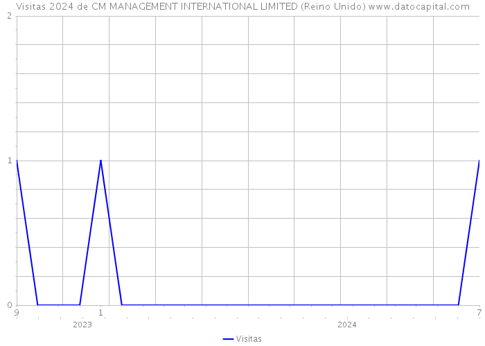 Visitas 2024 de CM MANAGEMENT INTERNATIONAL LIMITED (Reino Unido) 