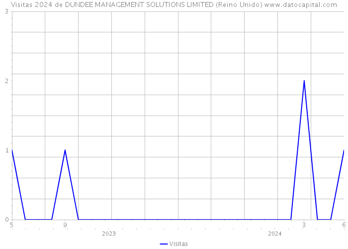 Visitas 2024 de DUNDEE MANAGEMENT SOLUTIONS LIMITED (Reino Unido) 