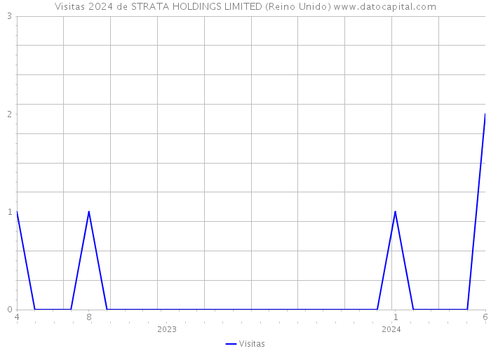 Visitas 2024 de STRATA HOLDINGS LIMITED (Reino Unido) 