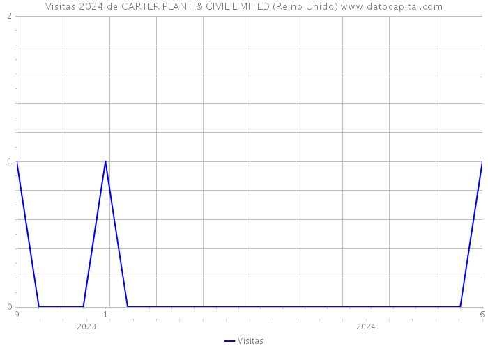 Visitas 2024 de CARTER PLANT & CIVIL LIMITED (Reino Unido) 