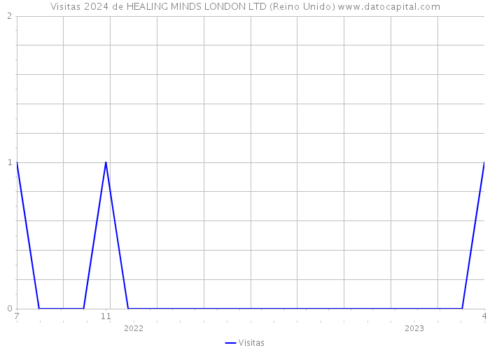 Visitas 2024 de HEALING MINDS LONDON LTD (Reino Unido) 