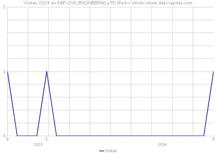 Visitas 2024 de P&P CIVIL ENGINEERING LTD (Reino Unido) 