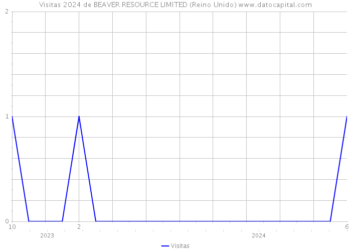 Visitas 2024 de BEAVER RESOURCE LIMITED (Reino Unido) 