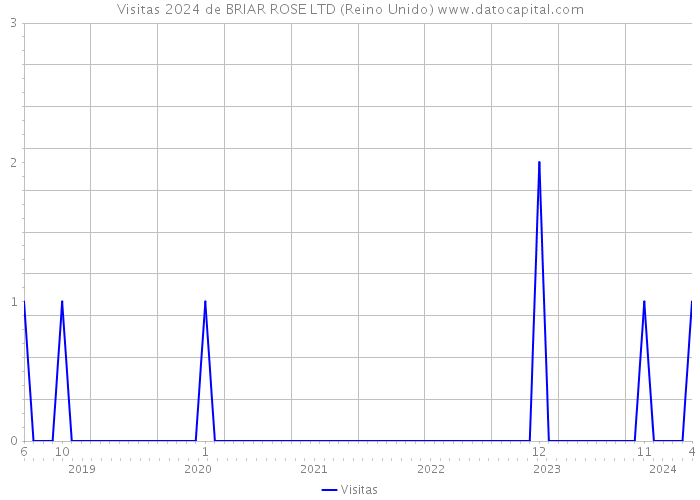 Visitas 2024 de BRIAR ROSE LTD (Reino Unido) 