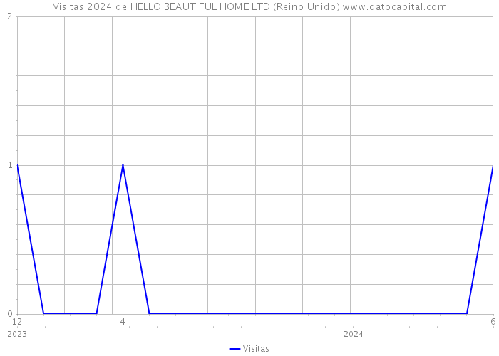 Visitas 2024 de HELLO BEAUTIFUL HOME LTD (Reino Unido) 