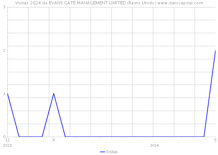 Visitas 2024 de EVANS GATE MANAGEMENT LIMITED (Reino Unido) 